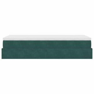 Struttura Letto Pouf con Materasso 80x200 cm Velluto 3311150