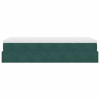 Struttura Letto Pouf con Materasso 90x190 cm in Velluto 3311156