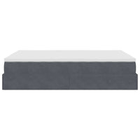 vidaXL Struttura Letto Pouf con Materasso 140x200 cm in Velluto