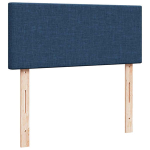 vidaXL Pouf Letto con Materasso Blu 120x200 cm in Tessuto