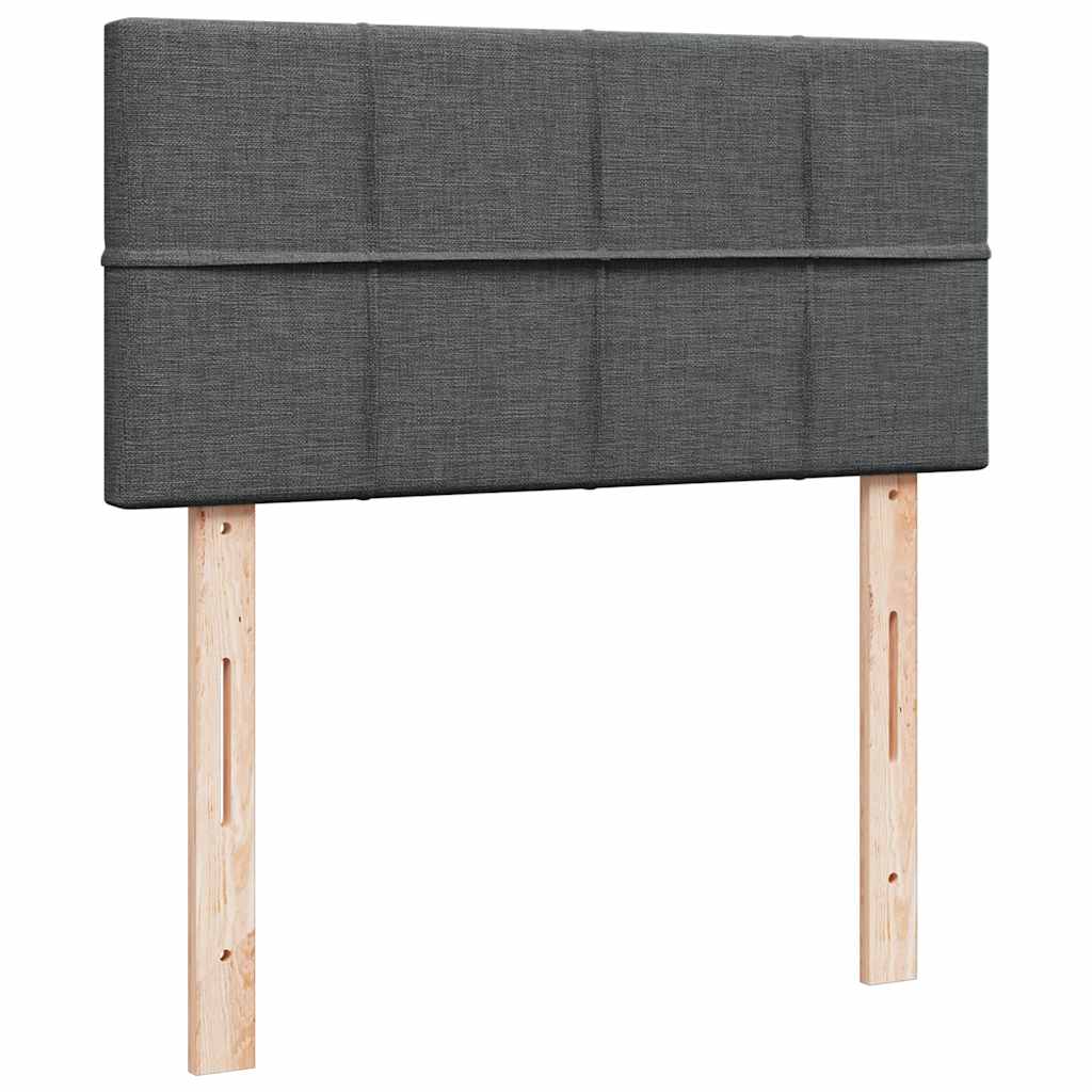 vidaXL Struttura Letto Pouf con Materasso 100x200 cm in Tessuto