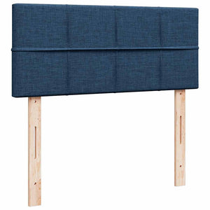 vidaXL Pouf Letto con Materasso Blu 120x200 cm in Tessuto