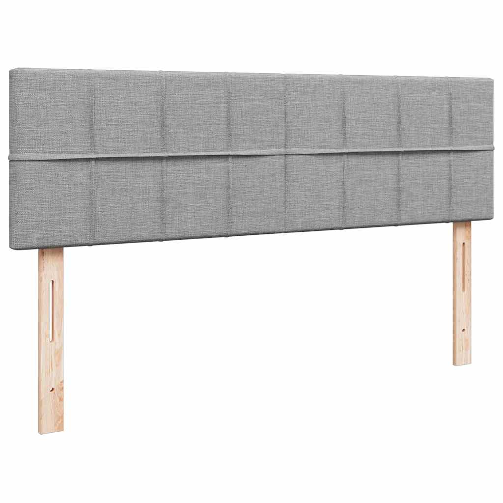 vidaXL Struttura Letto Pouf con Materasso 140x200 cm in Tessuto