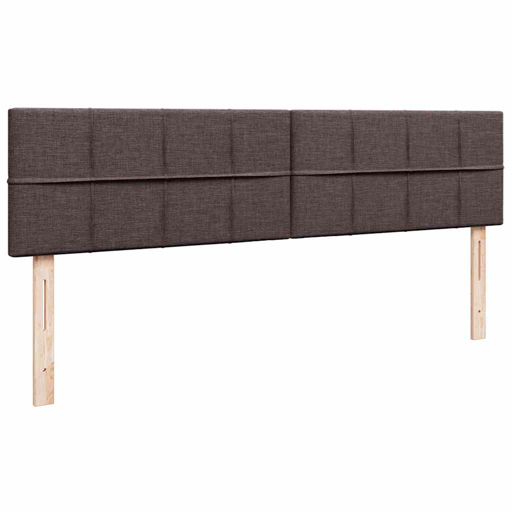vidaXL Struttura Letto Pouf con Materasso 180x200 cm in Tessuto