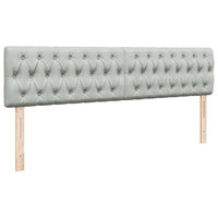 Struttura Letto Pouf con Materasso 200x200 cm in Velluto 3311867