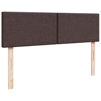 vidaXL Struttura Letto Pouf con Materassi 160x200 cm in Tessuto