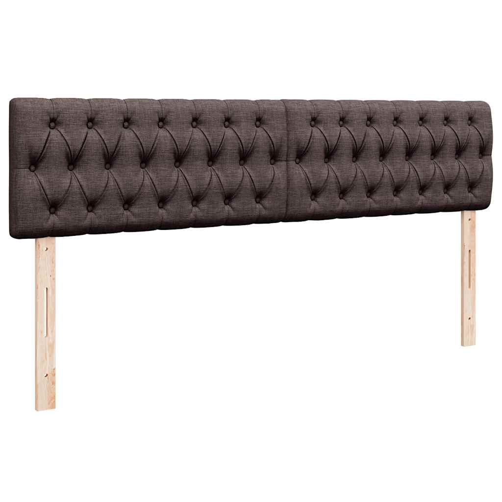 Struttura Letto Pouf con Materassi 200x200 cm in Tessuto 3312025