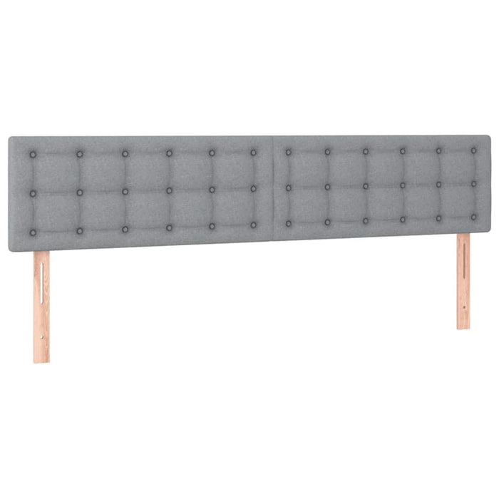 vidaXL Struttura Letto Pouf con Materassi 180x200 cm in Tessuto