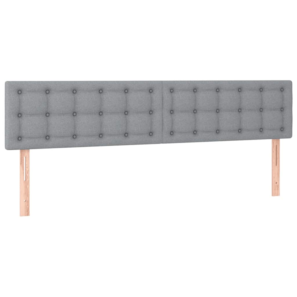 Struttura Letto Pouf con Materassi 180x200 cm in Tessuto 3312036