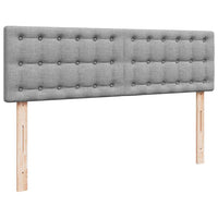 Struttura Letto Pouf con Materasso 140x200 cm in Tessuto 3312478