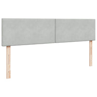 vidaXL Struttura Letto Pouf con Materasso 180x200 cm in Velluto