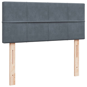 Struttura Letto Pouf con Materasso 120x200 cm Velluto 3312615