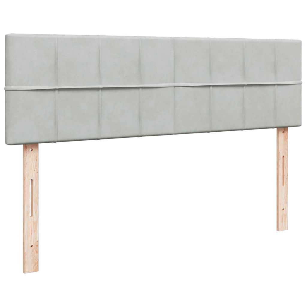 Struttura Letto Pouf con Materasso 140x190 cm Velluto 3312620