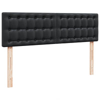 vidaXL Pouf Letto con Materassi e LED Nero 160x200cm Similpelle