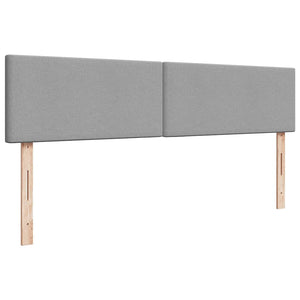 vidaXL Struttura Letto Pouf con Materassi 160x200 cm in Tessuto