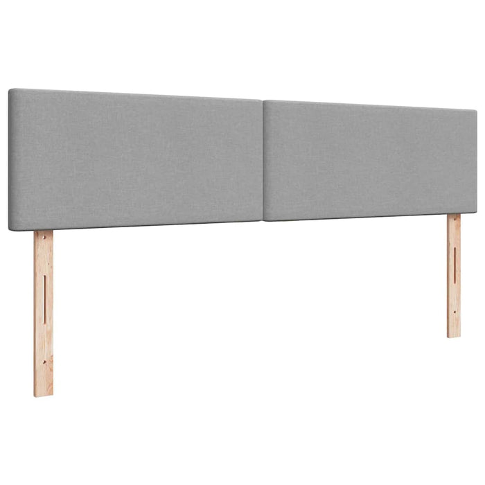 vidaXL Struttura Letto Pouf con Materassi 180x200 cm in Tessuto