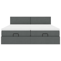 Struttura Letto Pouf con Materassi 180x200 cm in Tessuto 3312823