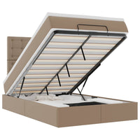 Struttura Letto Pouf con Materasso 120x200 cm Similpelle 3313000