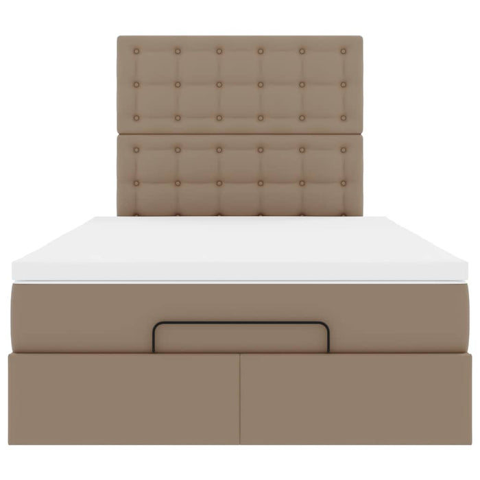 Struttura Letto Pouf con Materasso 120x200 cm Similpelle 3313000