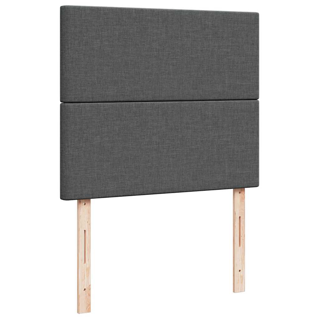 vidaXL Struttura Letto Pouf con Materasso 120x200 cm in Tessuto