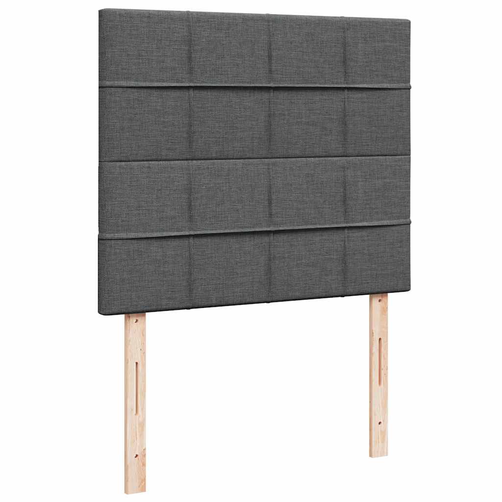 vidaXL Struttura Letto Pouf con Materasso 80x200 cm in Tessuto