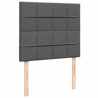 vidaXL Struttura Letto Pouf con Materasso 80x200 cm in Tessuto