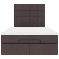 Struttura Letto Pouf con Materasso 120x200 cm in Tessuto