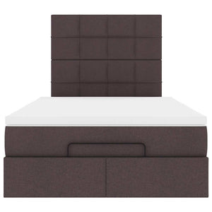 Struttura Letto Pouf con Materasso 120x200 cm in Tessuto