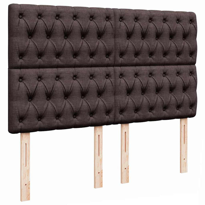 vidaXL Struttura Letto Pouf con Materasso 140x200 cm in Tessuto