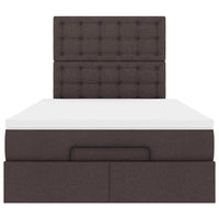 Struttura Letto Pouf con Materasso 120x200 cm in Tessuto 3313316