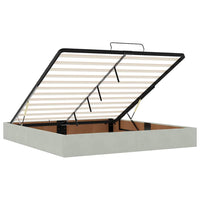 Struttura Letto Pouf con Materassi 180x200 cm Velluto 3313415