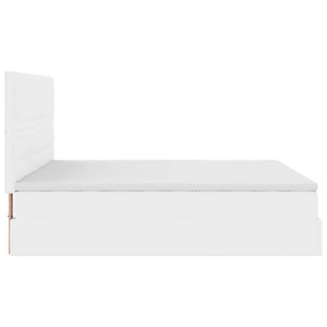 Struttura Letto Pouf con Materassi 160x200 cm Similpelle 3313650