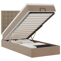 Struttura Letto Pouf con Materasso 90x200 cm Similpelle