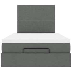Struttura Letto Pouf con Materasso 80x200 cm in Tessuto 3313907