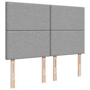 Struttura Letto Pouf con Materasso 140x200 cm in Tessuto