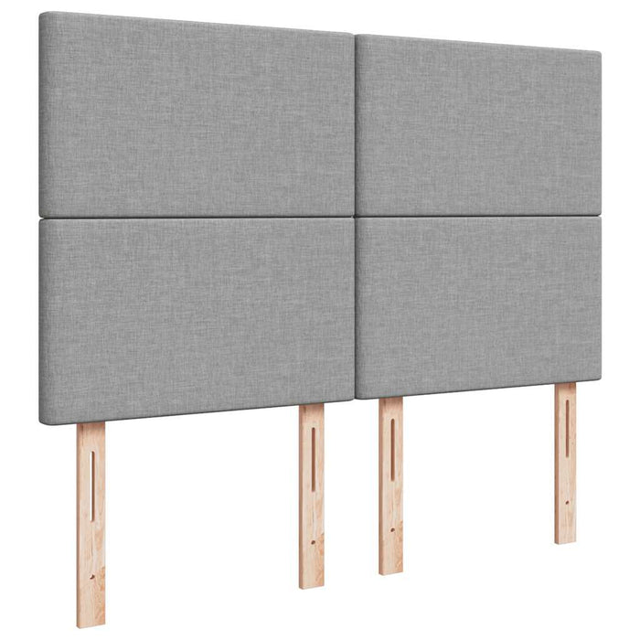 Struttura Letto Pouf con Materasso 140x200 cm in Tessuto 3313927