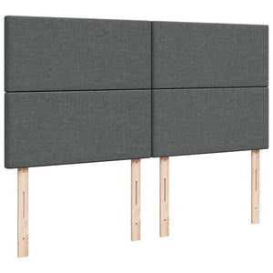 vidaXL Struttura Letto Pouf con Materasso 180x200 cm in Tessuto