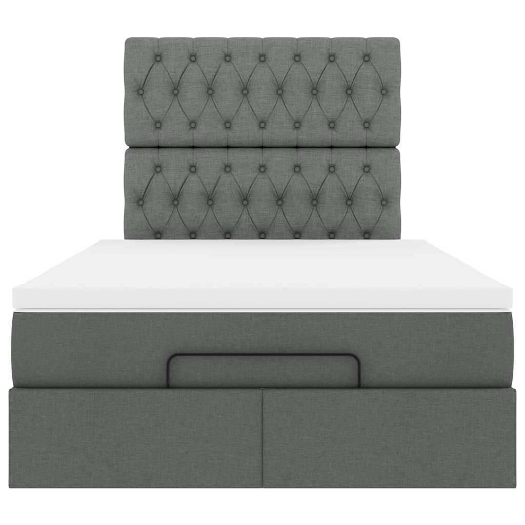 Struttura Letto Pouf con Materasso 80x200 cm in Tessuto 3314073