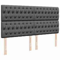 Struttura Letto Pouf con Materasso 160x200 cm in Tessuto