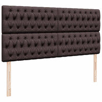 Struttura Letto Pouf con Materassi 200x200 cm in Tessuto