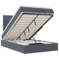 Struttura Letto Pouf con Materassi 80x200 cm Velluto 3314235