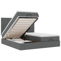 Struttura Letto Pouf con Materassi 180x200 cm in Tessuto 3314521