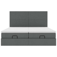 Struttura Letto Pouf con Materassi 180x200 cm in Tessuto 3314521