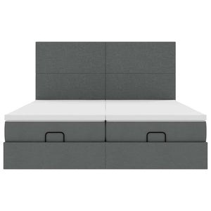 Struttura Letto Pouf con Materassi 180x200 cm in Tessuto 3314521