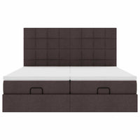 Struttura Letto Pouf con Materassi 160x200 cm in Tessuto 3314537