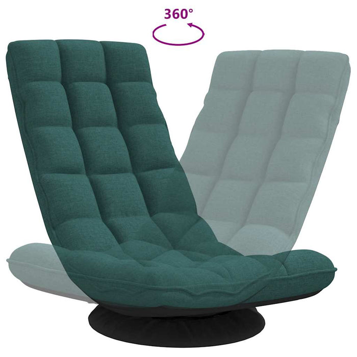 Sedia da Terra Girevole Verde Scuro 70x51x79 cm in Tessuto 4019729