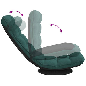 Sedia da Terra Girevole Verde Scuro 70x51x79 cm in Tessuto 4019729