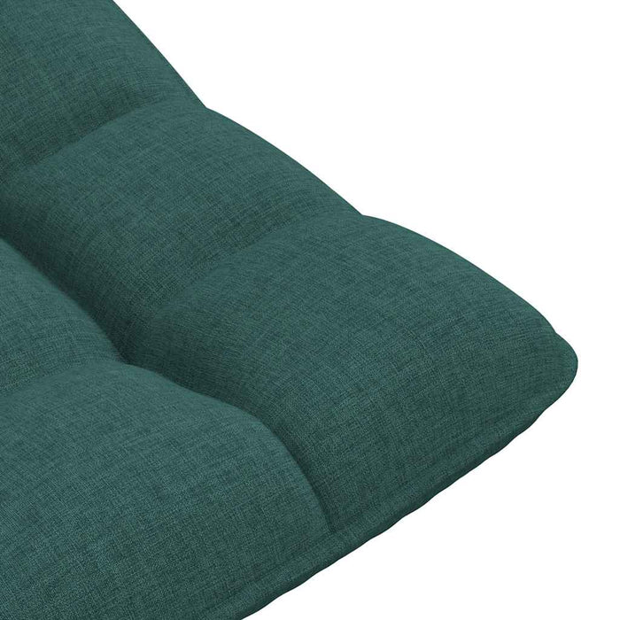 Sedia da Terra Girevole Verde Scuro 70x51x79 cm in Tessuto 4019729