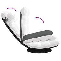 Sedia da Terra Girevole Bianco 70x51x79 cm in Tessuto 4019730