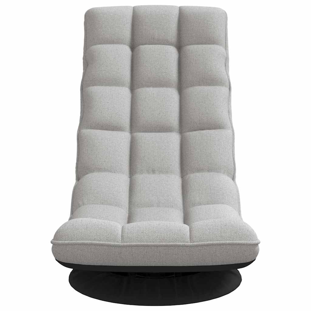 Sedia da Terra Girevole Grigio Nuvola 70x51x79 cm in Tessuto